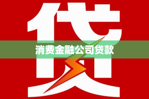 坪山新区消费金融公司贷款