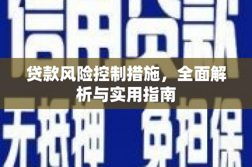坪山新区贷款风险控制措施，全面解析与实用指南