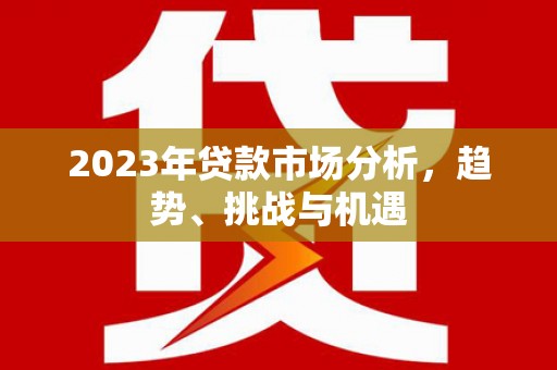 坪山新区2023年贷款市场分析，趋势、挑战与机遇