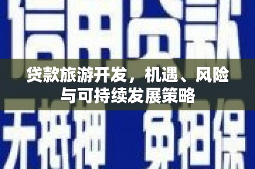 坪山新区贷款旅游开发，机遇、风险与可持续发展策略