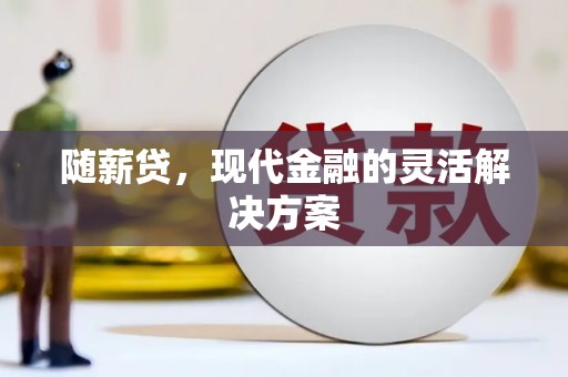 坪山新区随薪贷，现代金融的灵活解决方案