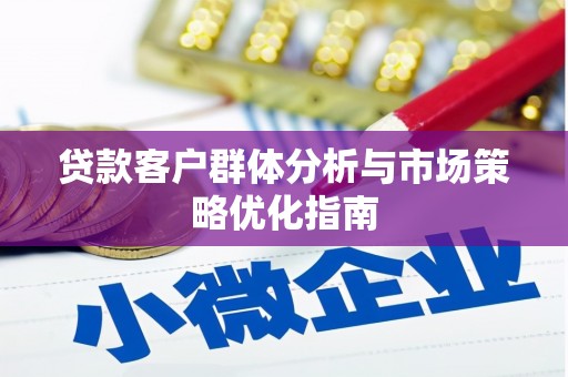 坪山新区贷款客户群体分析与市场策略优化指南
