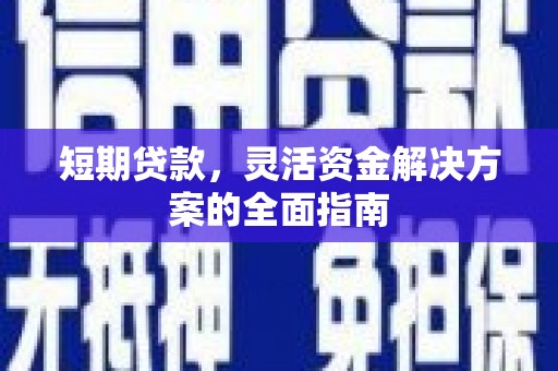 坪山新区短期贷款，灵活资金解决方案的全面指南