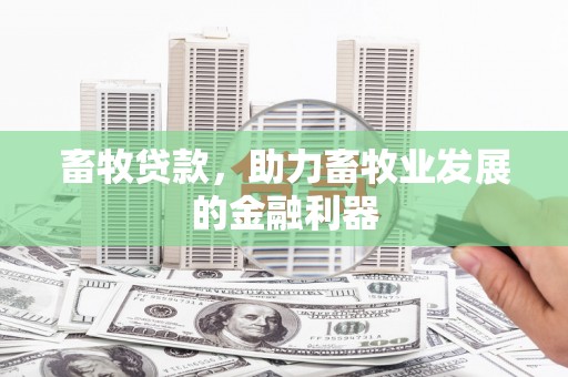 坪山新区畜牧贷款，助力畜牧业发展的金融利器