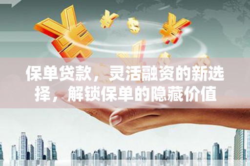 坪山新区保单贷款，灵活融资的新选择，解锁保单的隐藏价值