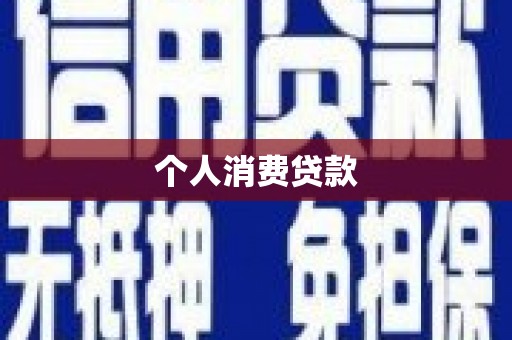 坪山新区个人消费贷款