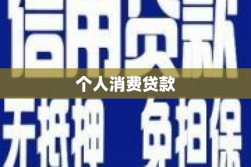 坪山新区个人消费贷款