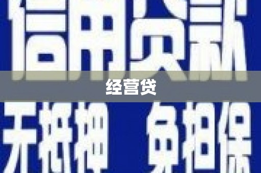 坪山新区经营贷