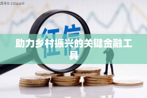 坪山新区助力乡村振兴的关键金融工具