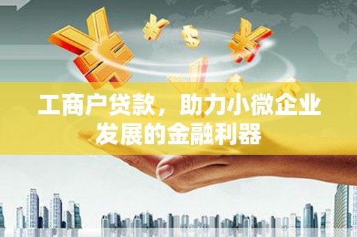 坪山新区工商户贷款，助力小微企业发展的金融利器