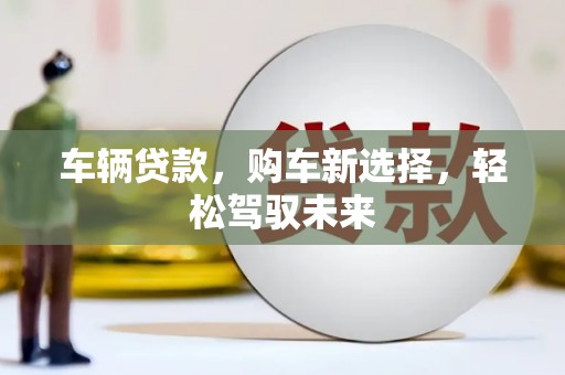坪山新区车辆贷款，购车新选择，轻松驾驭未来