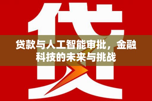 坪山新区贷款与人工智能审批，金融科技的未来与挑战