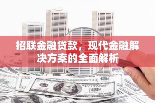 坪山新区招联金融贷款，现代金融解决方案的全面解析