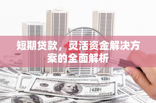 坪山新区短期贷款，灵活资金解决方案的全面解析