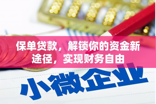 坪山新区保单贷款，解锁你的资金新途径，实现财务自由