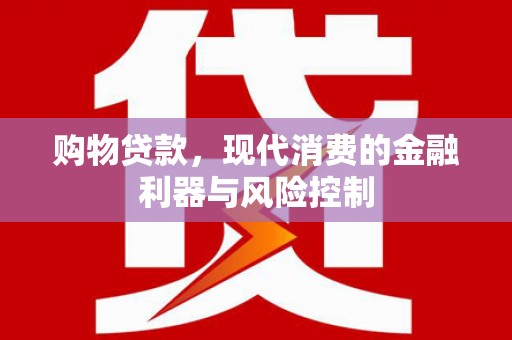 坪山新区购物贷款，现代消费的金融利器与风险控制