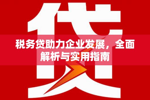 坪山新区税务贷助力企业发展，全面解析与实用指南