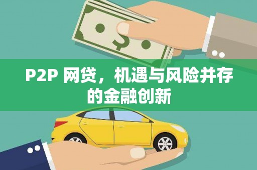 坪山新区P2P 网贷，机遇与风险并存的金融创新