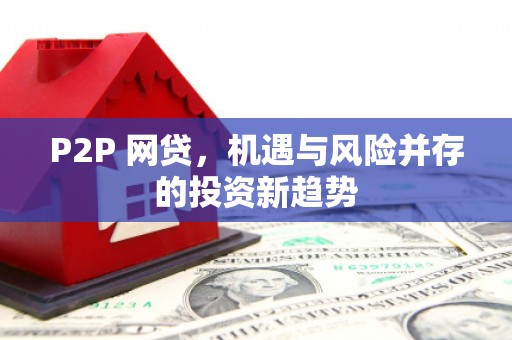 坪山新区P2P 网贷，机遇与风险并存的投资新趋势