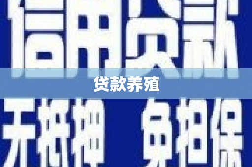 坪山新区贷款养殖