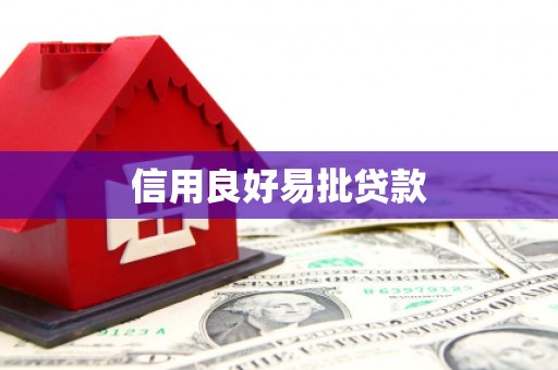 坪山新区信用良好易批贷款